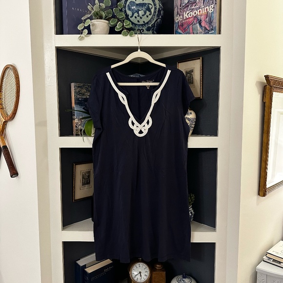 Lilly Pulitzer Brewster Navy Dress - Picture 1 of 4